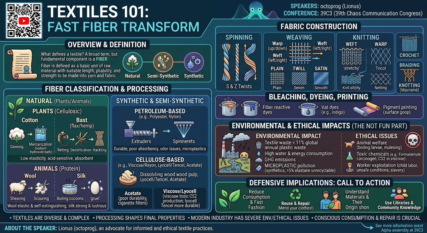 Visual summary for Textiles 101: Fast Fiber Transform by octoprog