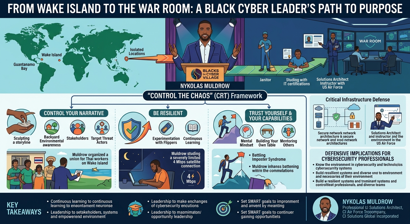 Visual summary for From Wake Island to the War Room by Nykolas Muldrow