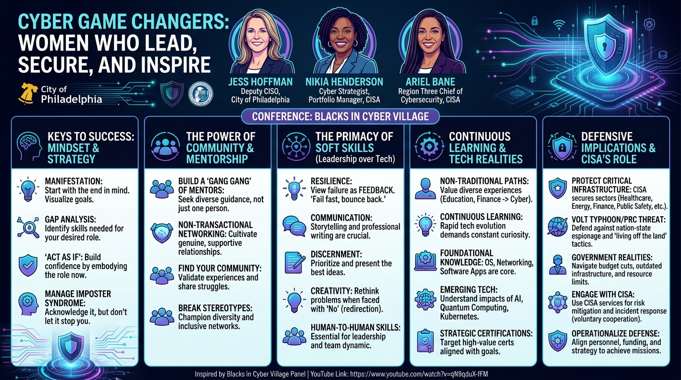 Visual summary for Cyber Game Changers Women Who Lead, Secure and Inspire