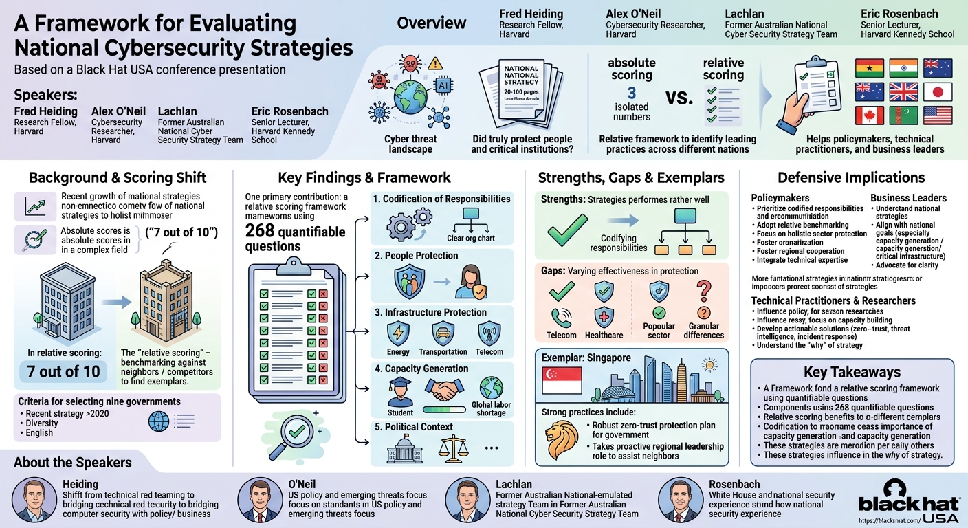 Visual summary for A Framework for Evaluating National Cybersecurity Strategies by Unknown