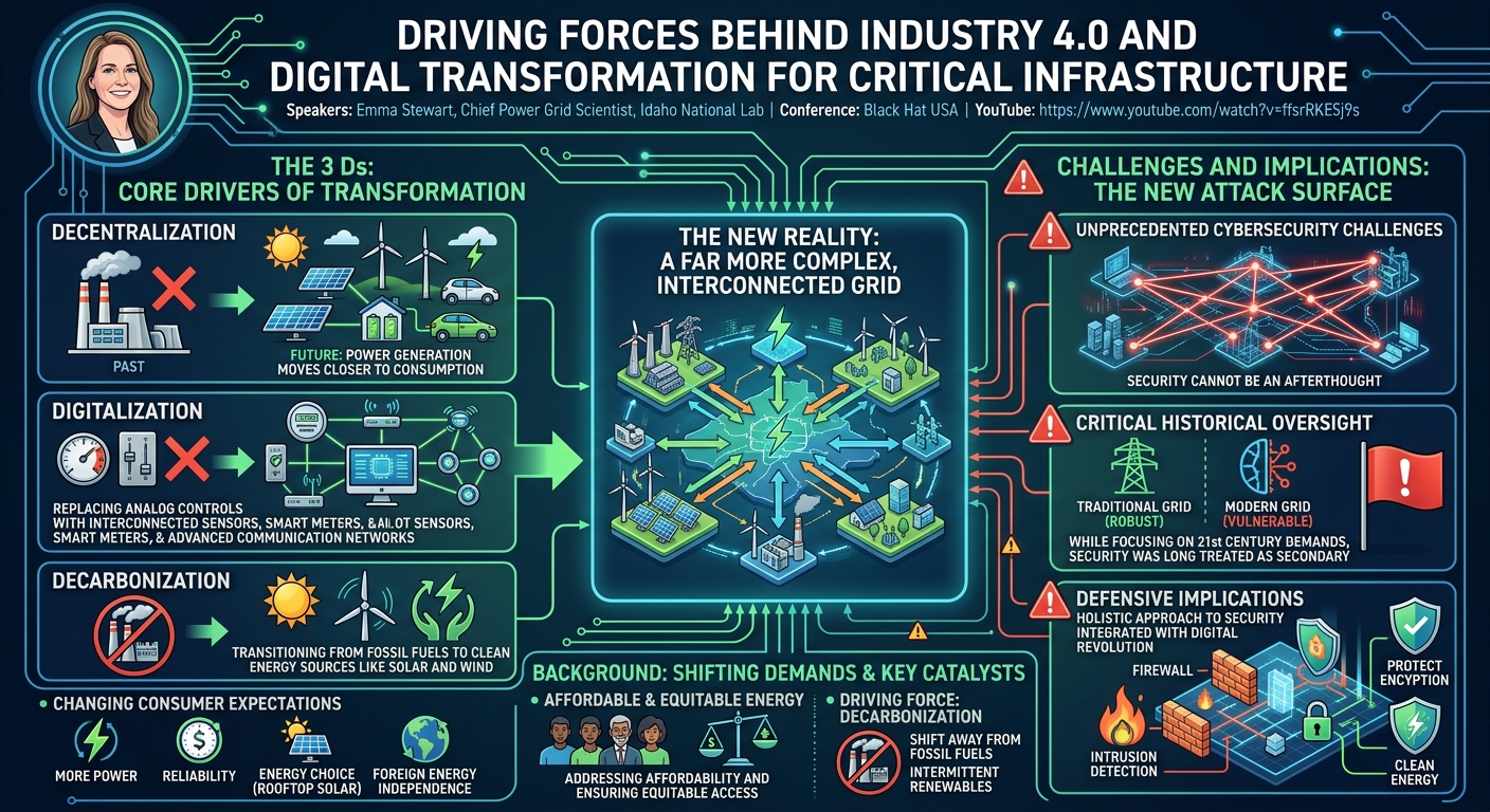 Visual summary for Driving Forces Behind Industry 4.0 and Digital Transformation for Critical Infrastructure by Unknown