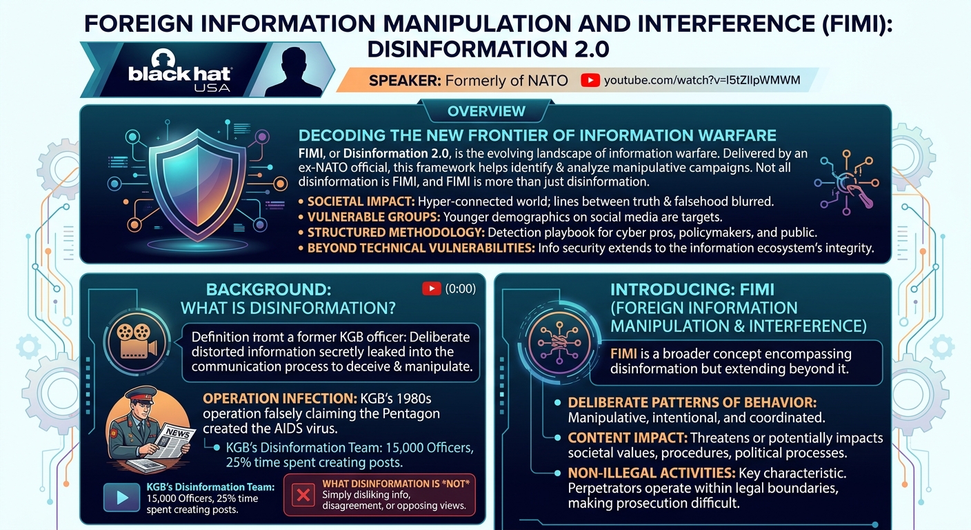 Visual summary for Foreign Information Manipulation and Interference (Disinformation 2.0) by Unknown