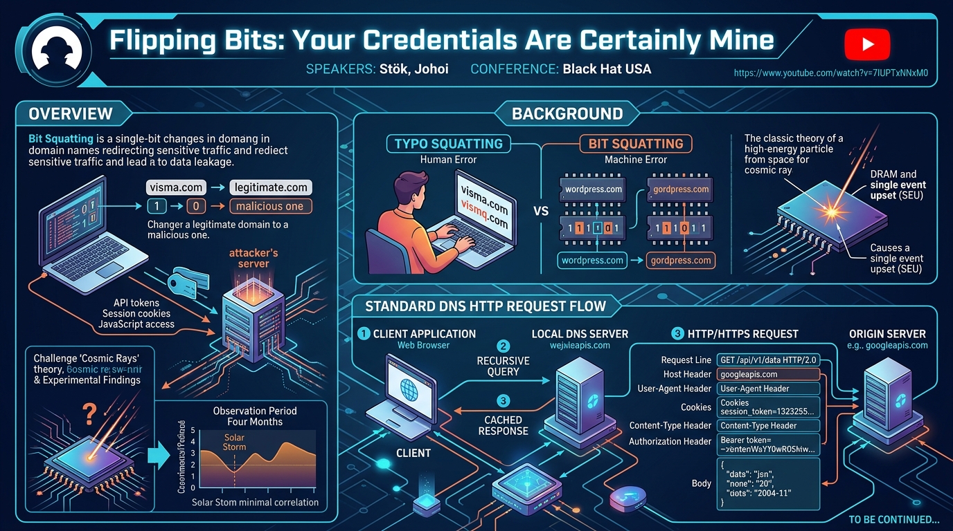 Visual summary for Flipping Bits: Your Credentials Are Certainly Mine by Unknown