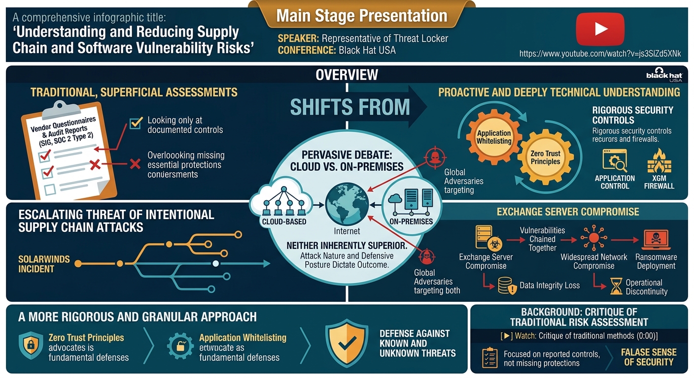 Visual summary for Main Stage: Understanding and Reducing Supply Chain and Software Vulnerability Risks by Unknown