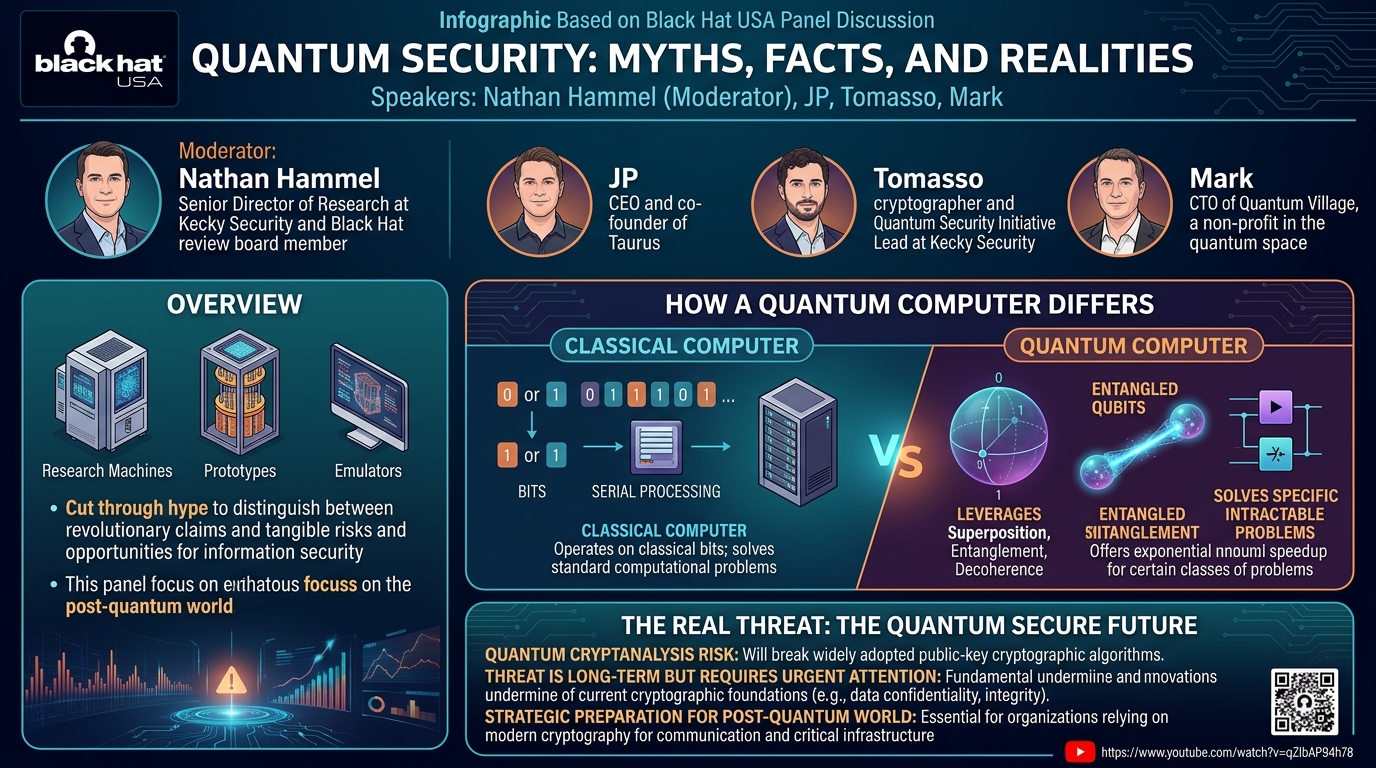 Visual summary for Quantum Security: Myths, Facts, and Realities by Unknown