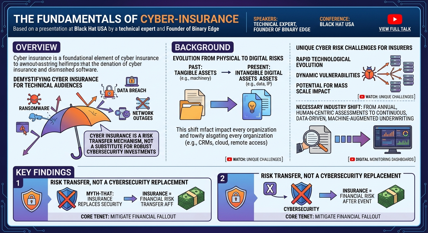 Visual summary for The Fundamentals of Cyber-Insurance by Unknown