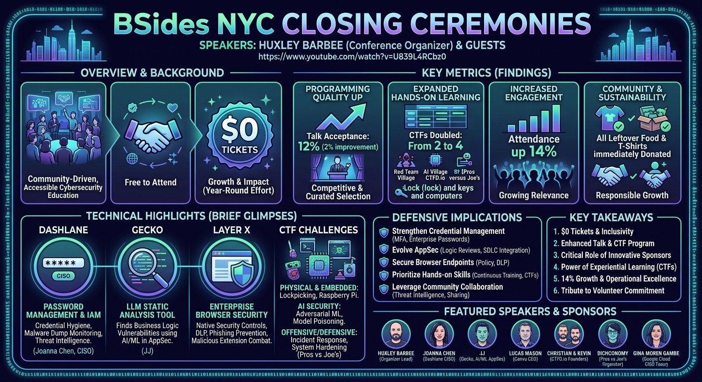 Visual summary for Closing Ceremonies by Huxley Barbee