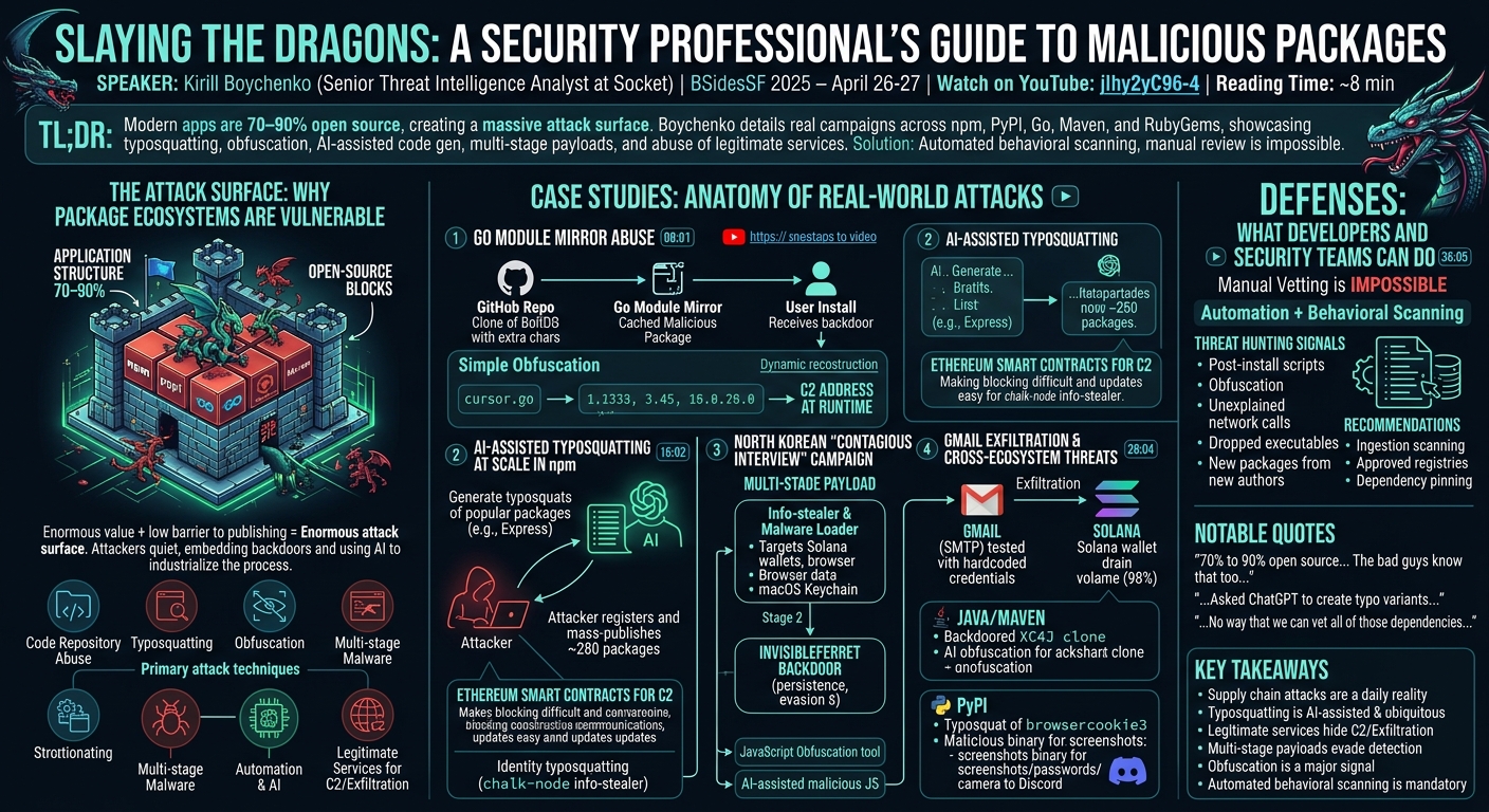 Visual summary for Slaying the Dragons: A Security Professional's Guide to Burnout and Resilience by Kirill Boychenko