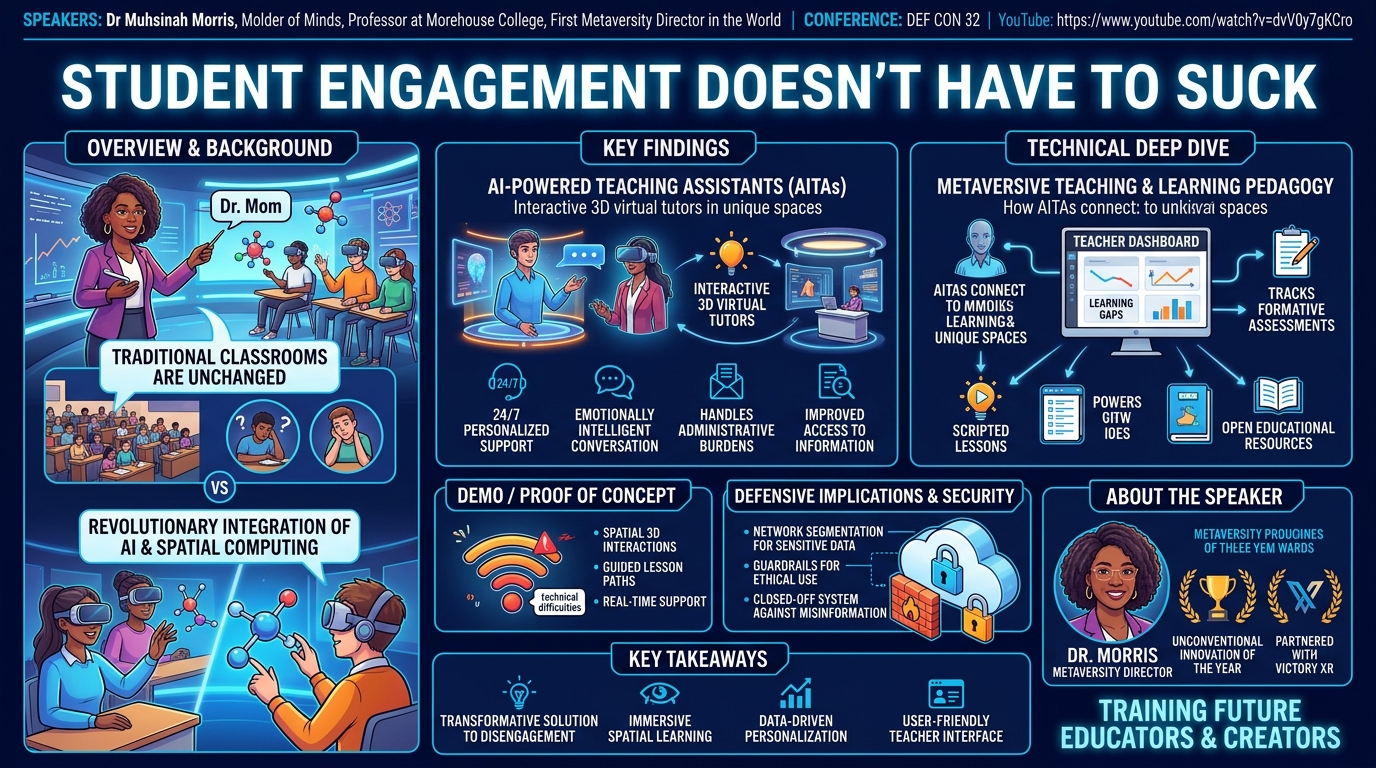 Visual summary for Student Engagement Doesn't Have to Suck by Dr Muhsinah Morris