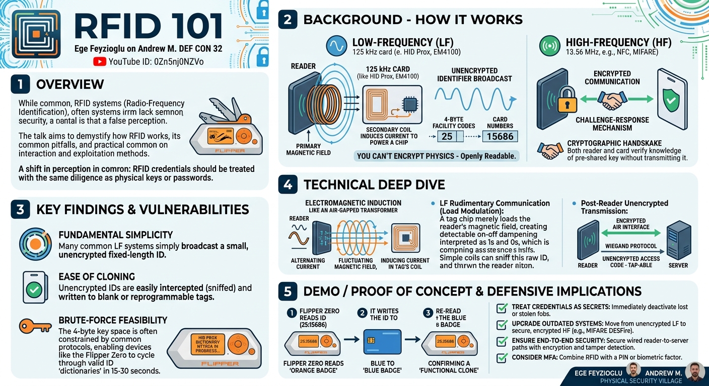 Visual summary for RFID 101 by Ege Feyzioglu, Andrew M