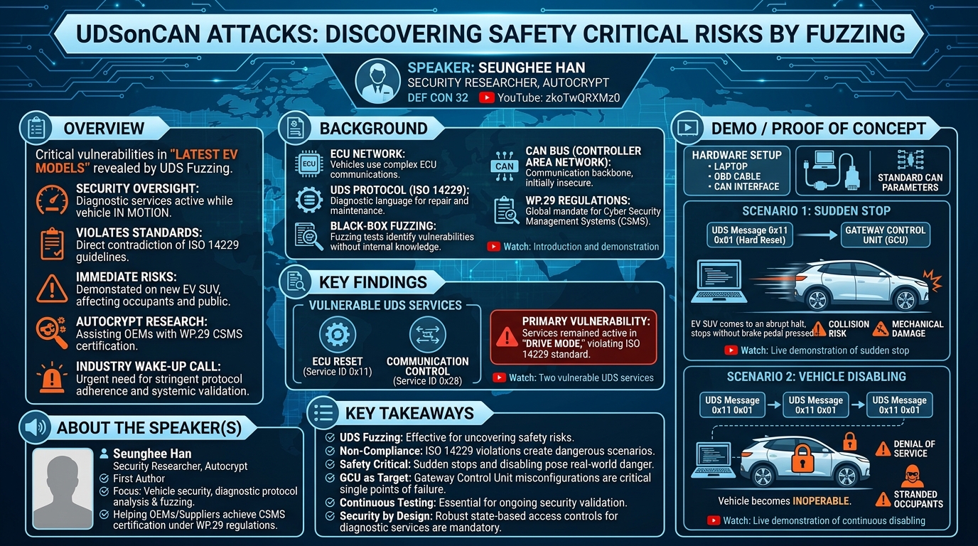 Visual summary for UDSonCAN Attacks Discovering Safety Critical Risks by Fuzzing by Seunghee Han