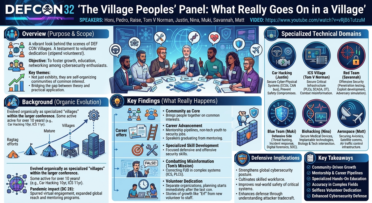 Visual summary for The Village Peoples' Panel What Really Goes On in a Village by Panel