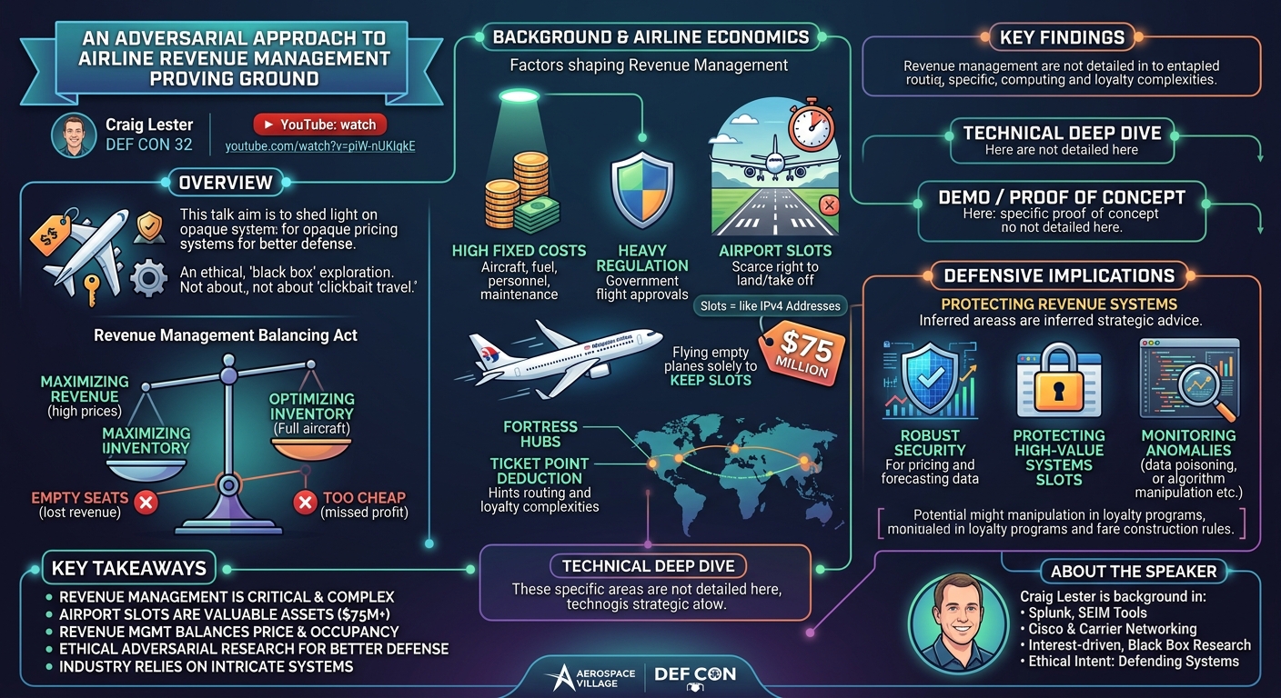 Visual summary for An adversarial approach to Airline Revenue Management Proving Ground by Craig Lester