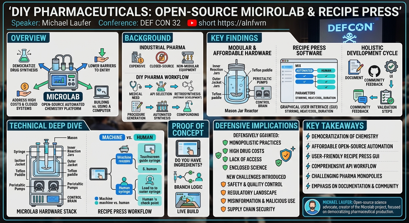 Visual summary for DIY Pharmaceuticals by Michael Laufer