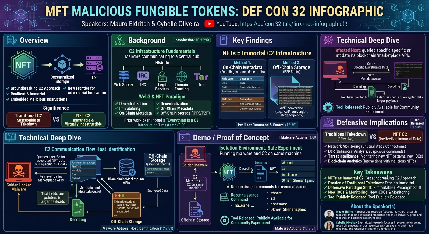 Visual summary for MFT Malicious Fungible Tokens by Mauro Eldritch, Cybelle Oliveira