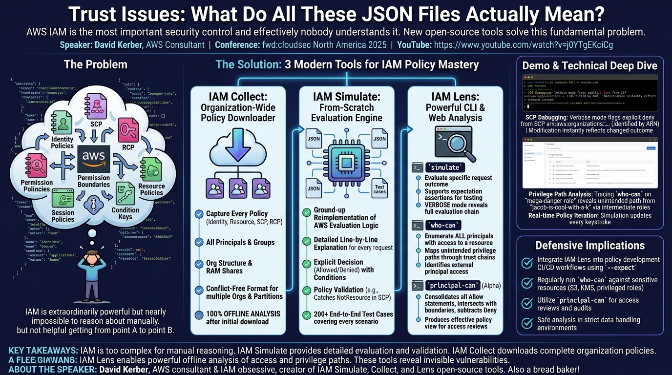 Visual summary for Trust Issues: What Do All these JSON files actually mean? by David Kerber