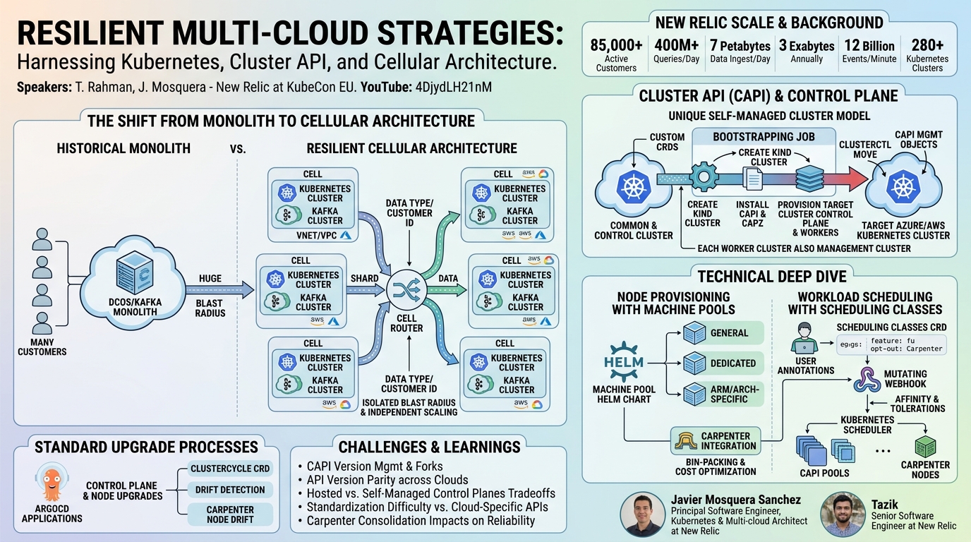 Visual summary for Resilient Multi-Cloud Strategies: Harnessing Kubernetes, Cluster API, and... T. Rahman & J. Mosquera by T. Rahman, J. Mosquera
