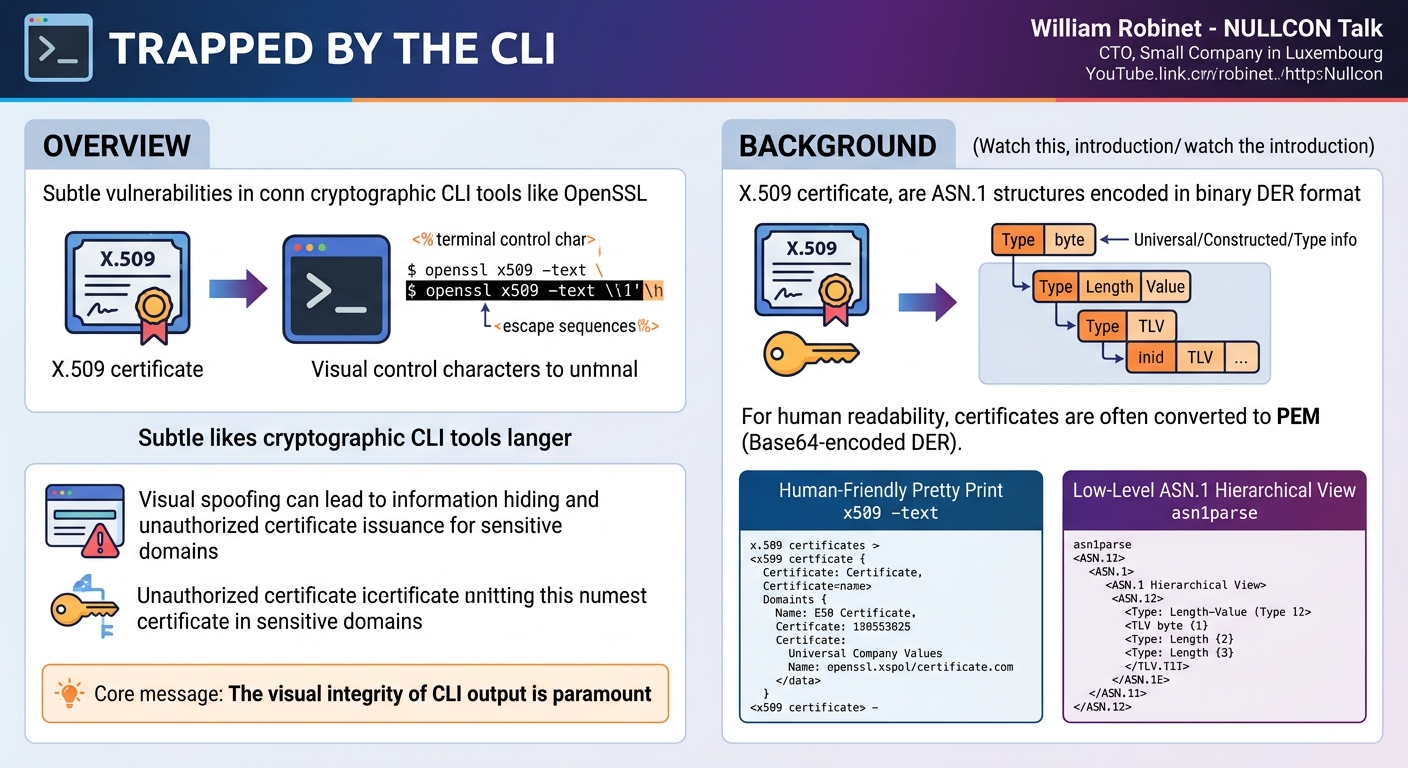 Visual summary for Trapped By The CLI - William Robinet by William Robinet