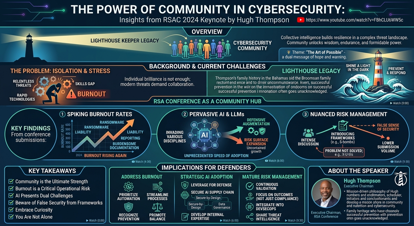Visual summary for The Power of Community