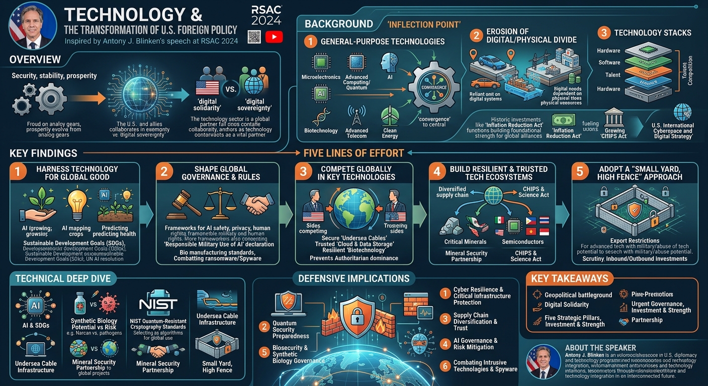 Visual summary for Technology and the Transformation of U.S. Foreign Policy