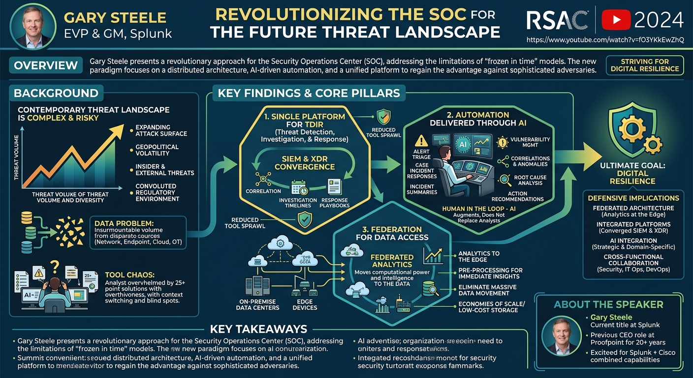 Visual summary for Revolutionizing the SOC for the Future Threat Landscape