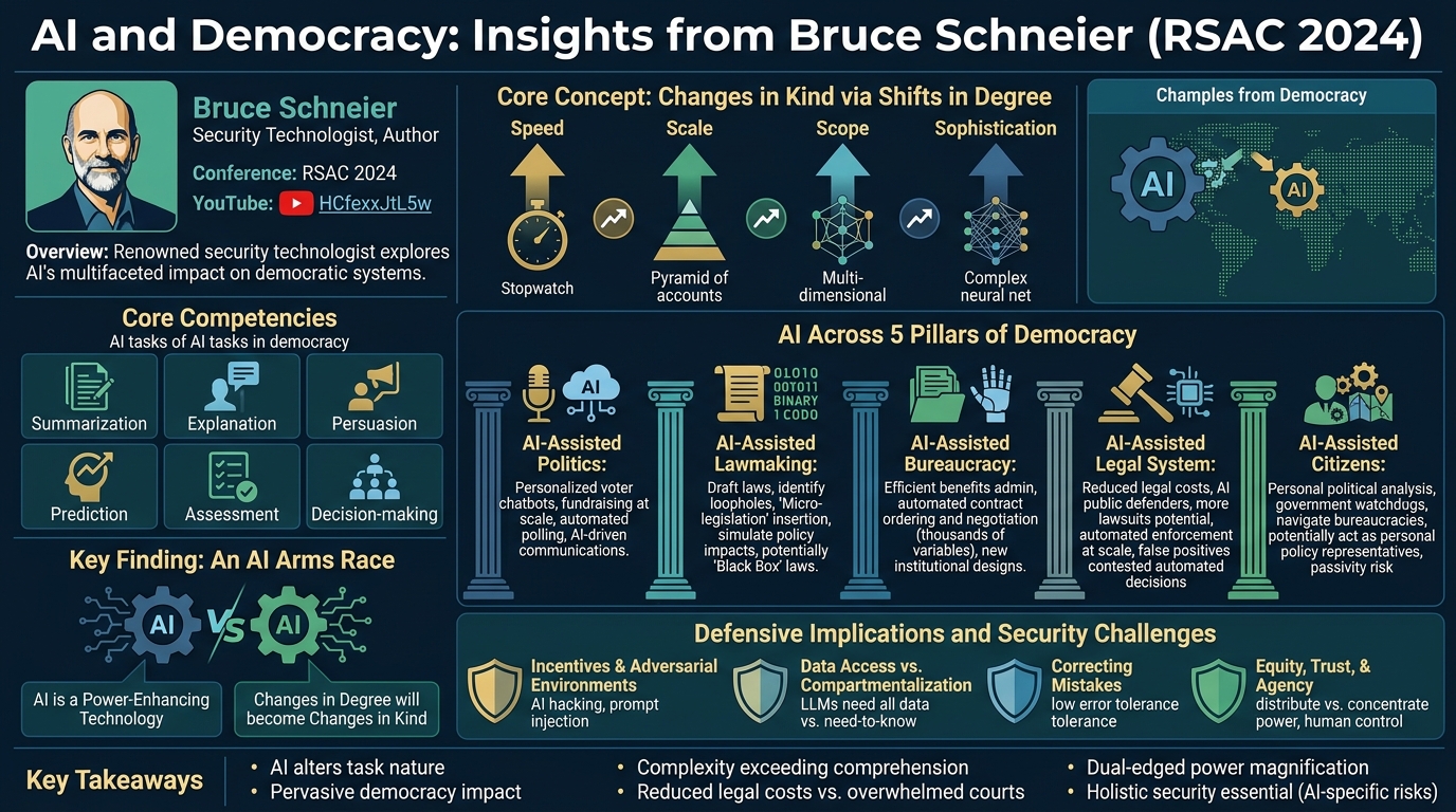 Visual summary for AI and Democracy