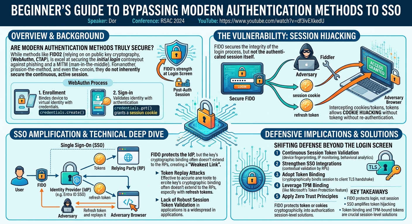 Visual summary for Beginner’s Guide to Bypassing Modern Authentication Methods to SSO