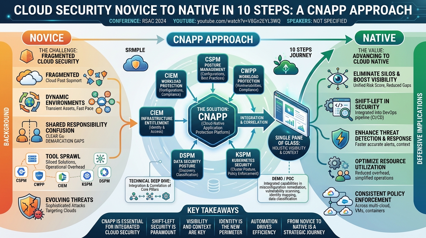 Visual summary for Cloud Security Novice to Native in 10 Steps: A CNAPP Approach