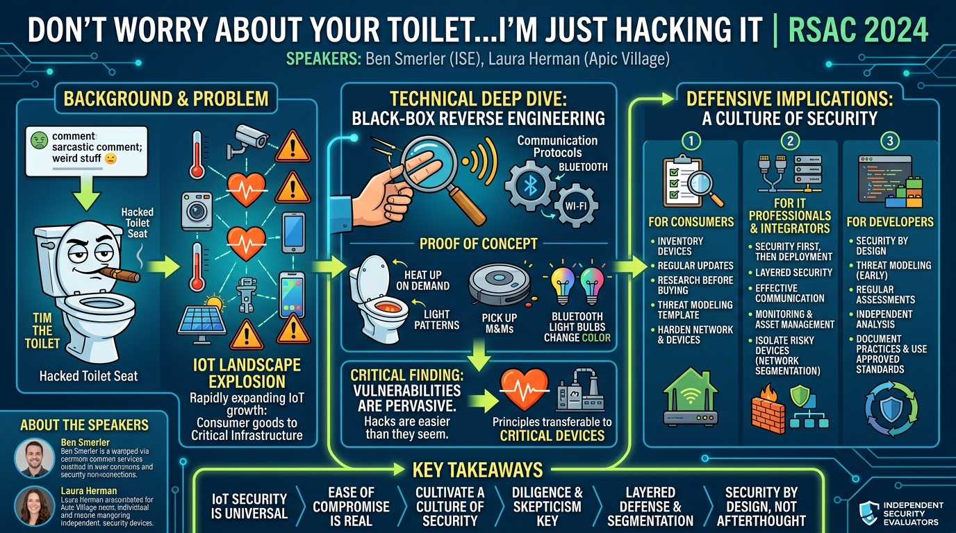 Visual summary for Don't Worry About Your Toilet...I'm Just Hacking It