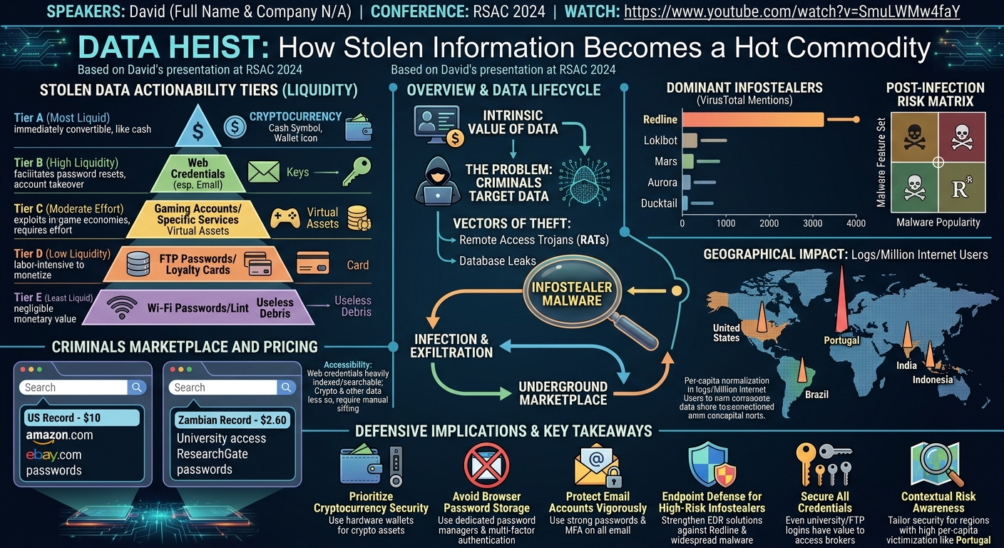 Visual summary for Data Heist: How Stolen Information Becomes a Hot Commodity