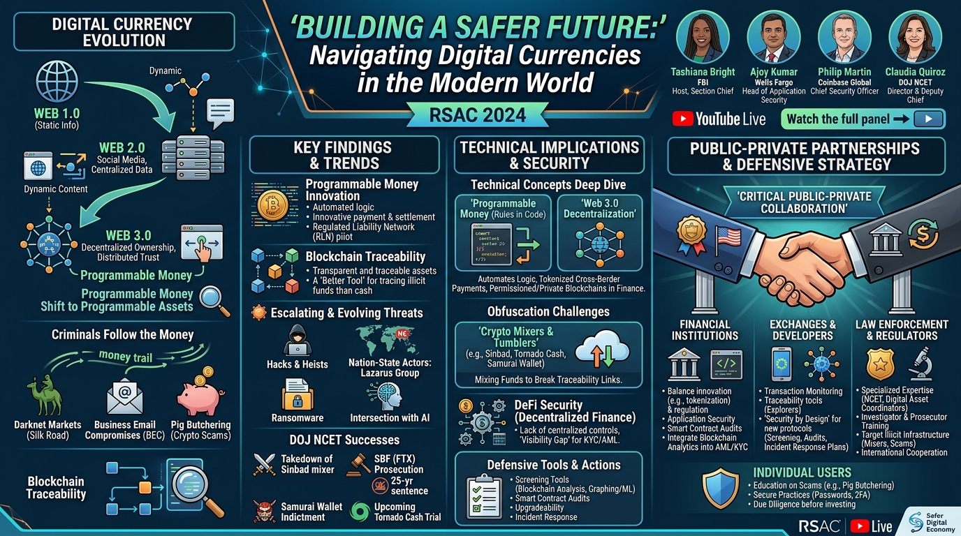 Visual summary for Building a Safer Future: Navigating Digital Currencies in the Modern World