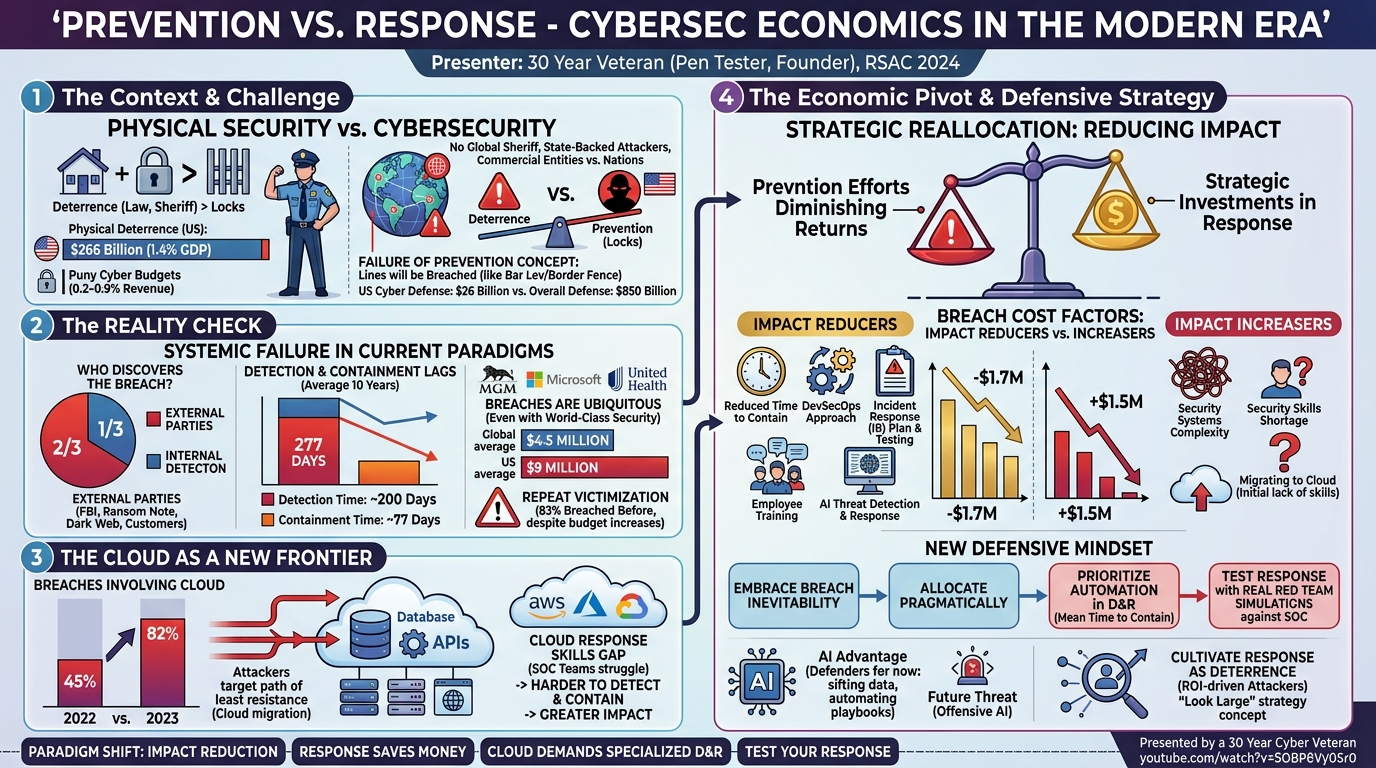 Visual summary for Prevention vs. Response - Cybersec Economics in the Modern Era