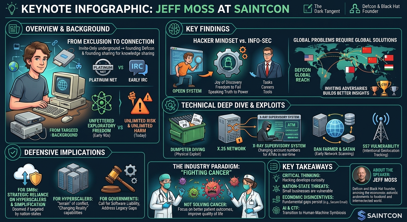 Visual summary for Keynote - Jeff Moss by Jeff Moss