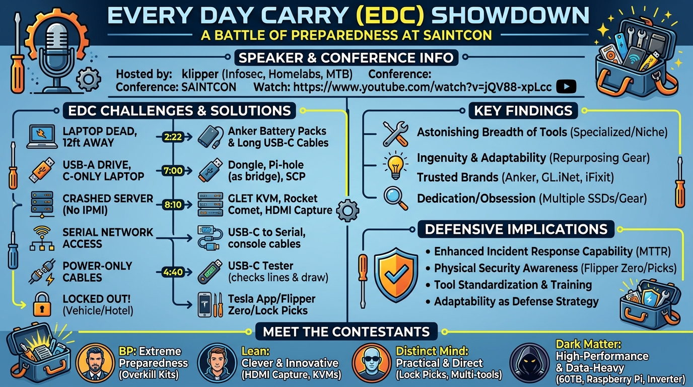 Visual summary for Every Day Carry (EDC) Showdown by klipper