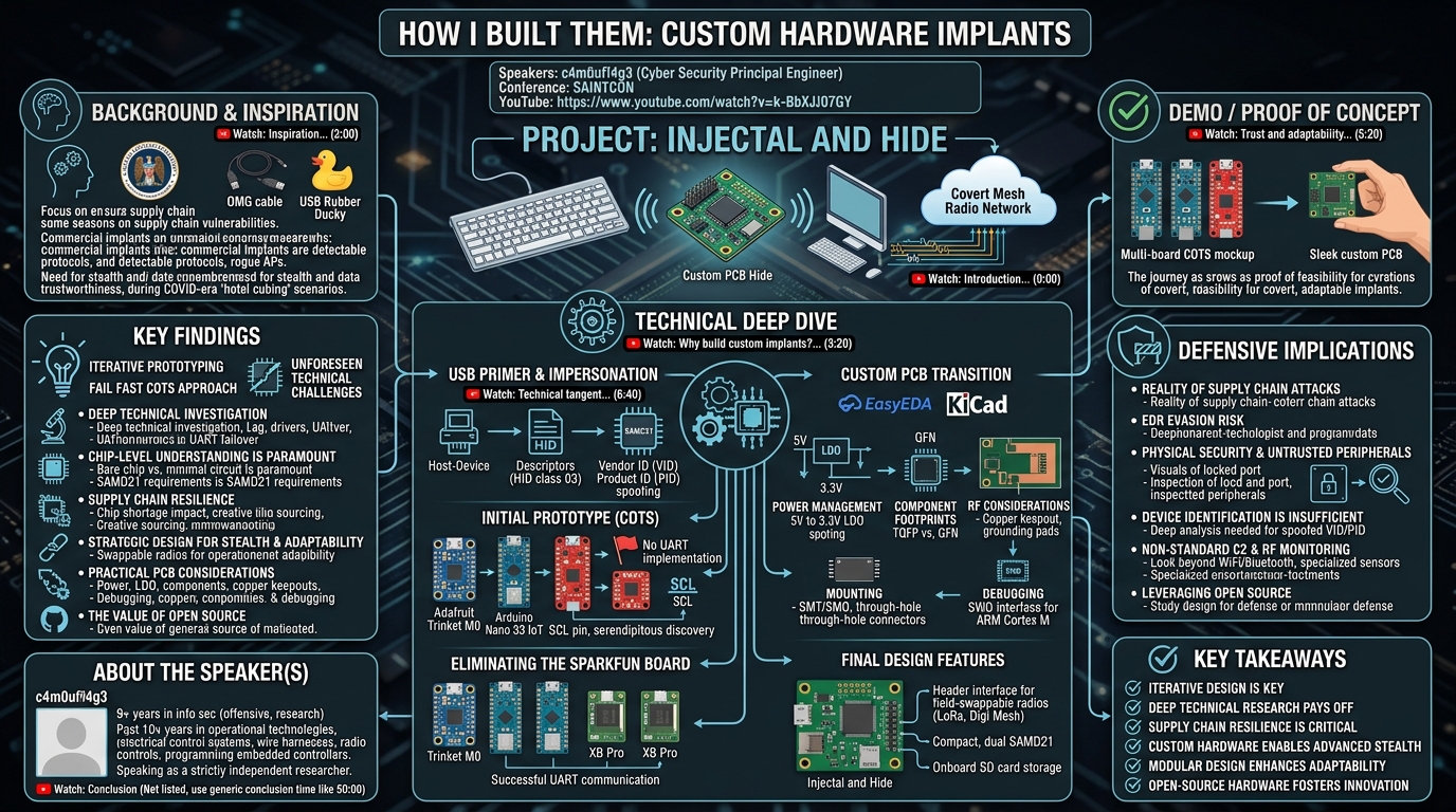 Visual summary for How I Built Them: Custom Hardware Implants by c4m0ufl4g3