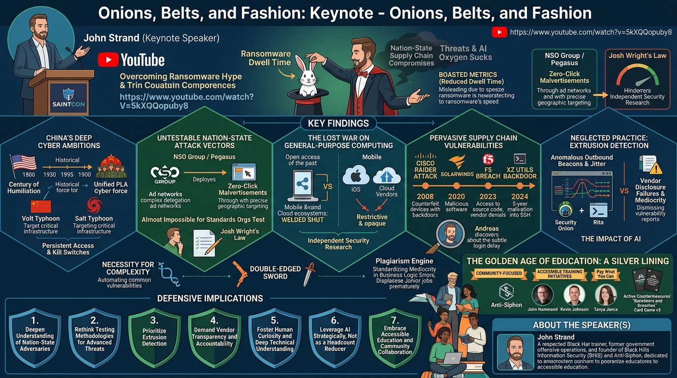 Visual summary for Keynote - John Strand by John Strand